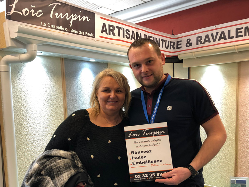 Loïc Turpin au salon de l'habitat à Evreux 15-16 et 17 mars 2019