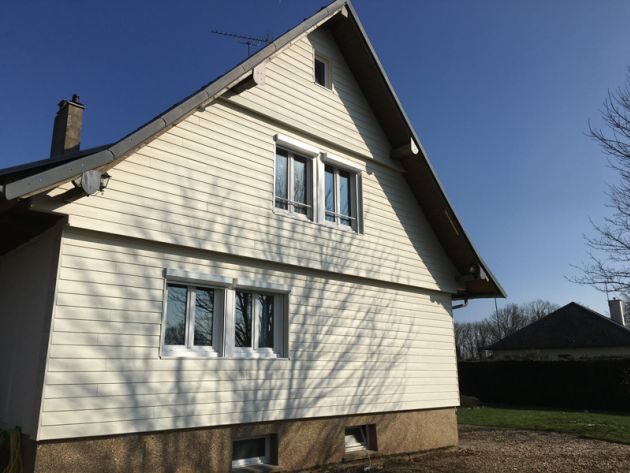 Bardage maison PVC
